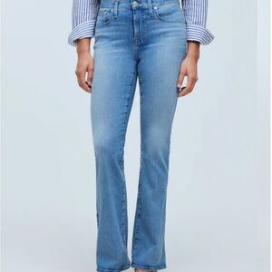 Madewell kick out full length jeans merrigan wash